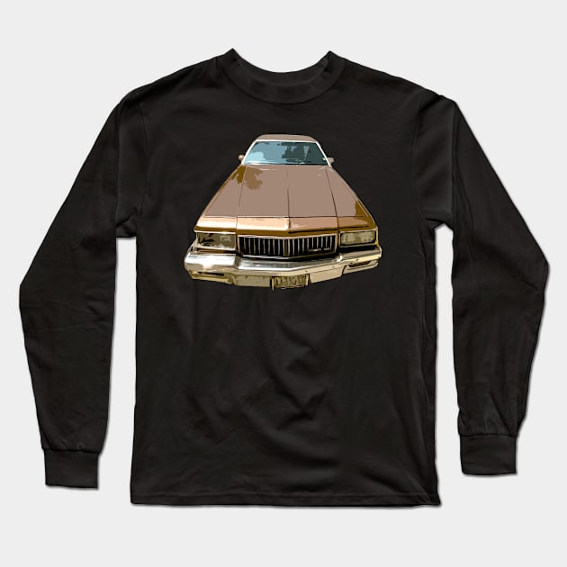 old car chevy Long Sleeve T-Shirt by rickylabellevie